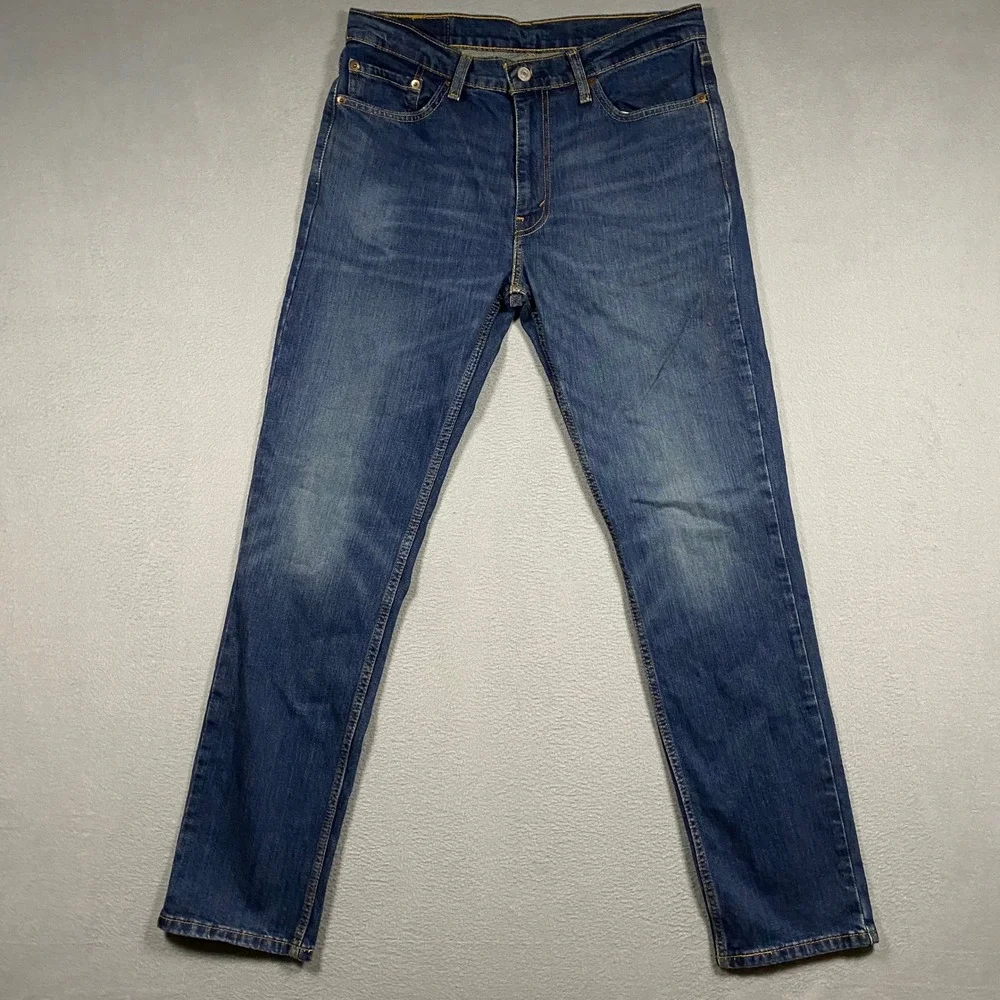 Levi's 511 Slim Fit Jeans Mens 33x32 Blue Medium Wash Stretch Denim